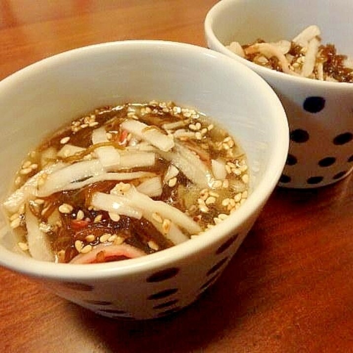 大根もずく酢
